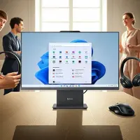 Lenovo IdeaCentre AIO Gen 9 27 AMD Processador AMD Ryzen? 3 7335U 3,00 GHz até 4,30 GHz, Windows 11 Home, 256 GB SSD TLC - F0HQCTO1WWPT1
