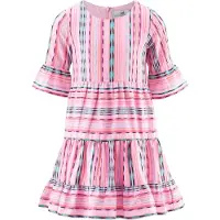 Happy girls Vestido azure / rosa / rosa claro / preto