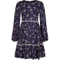 Happy girls Vestido marinho / laranja / cor-de-rosa / branco