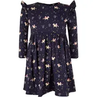 Happy girls Vestido bege / navy / ouro / rosa