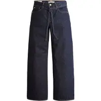 Levi's para mulher. A8701-0007 Calças de ganga XL Straight navy (27/29), Casual, Algodão, Denim, Marinho