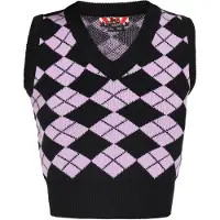 MyMo ROCKS Pullover 'Young Fashion' lilás / preto