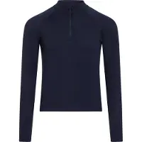 Icebreaker - Primeiras camadas criança - K Merino 260 Oasis LS Half Zip Midnight Navy para criança - Tamanho criança 4 anos