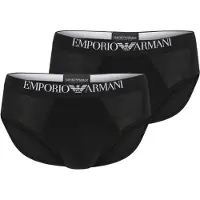 Emporio Armani para homem. EM000251_AF14134 Set 2 Max cuecas preto (XL), Homewear, Viscoso