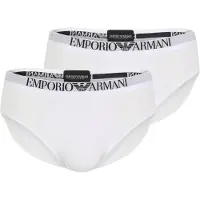 Emporio Armani para homem. EM000251_AF14134 Conjunto 2 cuecas Max brancas (L), Branco, Homewear, Viscoso
