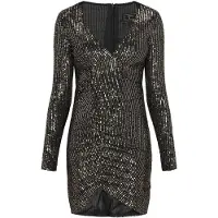 Faina Vestido de cocktail preto