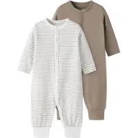 TWO SOON Pijama brocado / branco