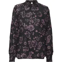 Kaffe Blusa 'Afay' orquídea / preto