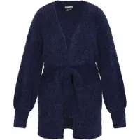 Dreimaster Casaco de malha oversized navy