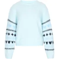 Mymo Pullover 'Young Fashion' navy / aqua / azul pombo