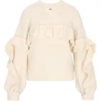Mymo Pullover oversized branco lã
