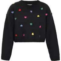 Mymo Pullover oversized amarelo / rosa / vermelho / preto