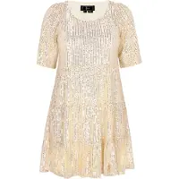 Faina Vestido de cocktail ouro