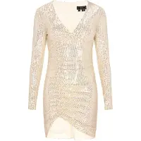 Faina Vestido de cocktail ouro
