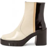 Art para mulher. 1197413ES003_0MU Botas de couro 1974 Berna bege (36), 5 a 8cm, Zíper, Casual