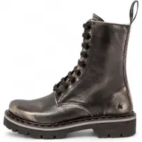 Art unisex. 1116715EH003_001 Botas de couro 1167 Marina preto (44), Plano, Zíper, Casual