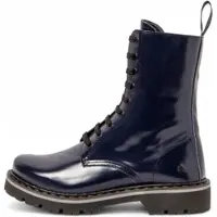 Art unisex. 111671166003_0B0 Botins em pele 1167 Navy (36), Couro, Plano, Zíper, Casual, Marinho