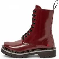 Art unisex. 111671167003_008 Botas de couro 1167 Marina Borgonha (36), Plano, Zíper, Casual