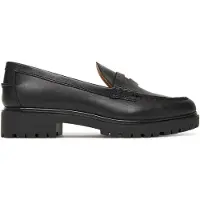 Ralph Lauren Sapato Slip-on 'MARLI' preto