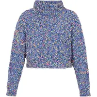 Mymo Pullover azul / mistura de cores