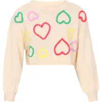 Mymo Pullover amarelo limão / verde relva / roxo claro / vermelho / offwhite