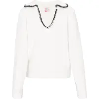IZIA Pullover preto / branco