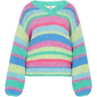 Mymo Pullover oversized azul / amarelo / verde / vermelho