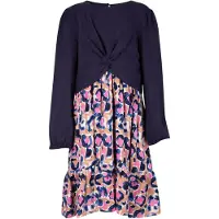 Happy girls Vestido navy / rosa