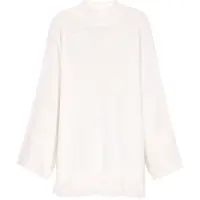 IZIA Pullover oversized 'Boho' branco lã