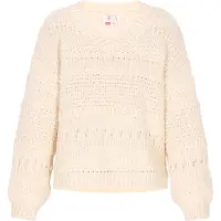 IZIA Pullover 'Boho' branco lã