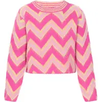 IZIA Pullover amarelo pastel / rosa / cor-de-rosa