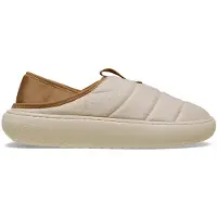 Crocs Tamancos Classic Sueded Moc mulheres - Bege - 38 / 39