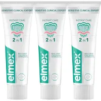 Elmex Toothpaste Sensitive Clinical Expert Instant Care Trio 3 x 75 ml