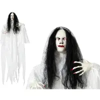 Atosa Decoração De Halloween Com Luz E Som De Noiva 120 Cm