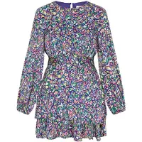 IZIA Vestido índigo / limão / verde / pêssego