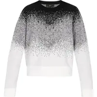 Faina Pullover cinzento escuro / preto / branco