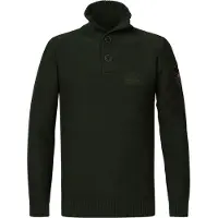 Petrol Industries Pullover amarelo dourado / verde escuro / preto