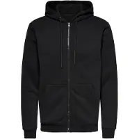 Only & Sons Casaco em moletão 'Ceres' preto
