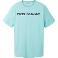 Tom Tailor Camisa turquesa / azul noturno / branco