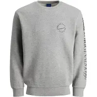 Jack & Jones Sweatshirt 'Elias' acinzentado / preto