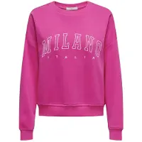 ONLY Pullover vermelho violeta / branco