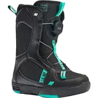 K2 Snowboard - Botas snowboard criança - Lil Kat Black para criança - Tamanho criança 34 - Preto