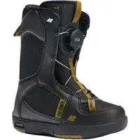 K2 Snowboard - Botas snowboard criança - Lil Mini Black para criança - Tamanho criança 33 - Preto