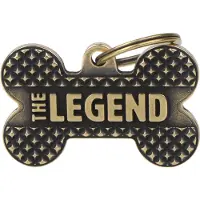 My Family Etiqueta De Identificação Para Animais De Estimação Bronx The Legend Big Bone