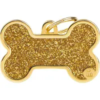 My Family Tag Para Pet Osso Xl Brilhante