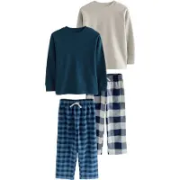 Next Pijama azul / azul escuro / cinzento claro