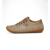 El naturalista unisex. 25770P1EV005_020 Sapatos Wulf em pele cinzenta (37), Couro, Plano, Cordão, Casual, Taupe