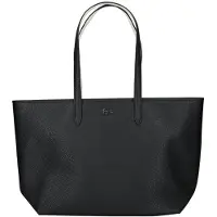 Lacoste Shopper 'Sac Cabas Anna zippé Noir Farine' preto