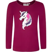 Happy girls Camisola azul-violeta / cyclam / rosa claro / branco