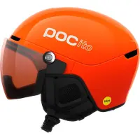 POC - Capacetes ski Criança - POCito Obex Visor Fluorescent Orange/Clarity POCito/Partly Sunny/Light Orange para criança - Tamanho criança 51-54 cm - Laranja